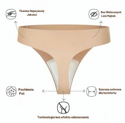 Bezszwowe Stringi by Invisella™ - Bez Efektu Odznaczania